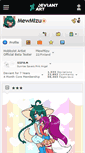 Mobile Screenshot of mewmizu.deviantart.com
