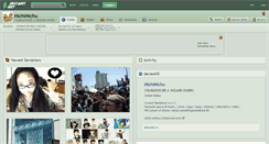 Desktop Screenshot of michimichu.deviantart.com