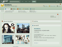 Tablet Screenshot of michimichu.deviantart.com