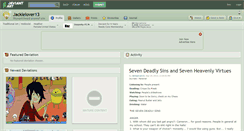 Desktop Screenshot of jacklelover13.deviantart.com