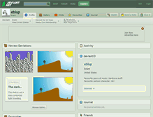 Tablet Screenshot of eblup.deviantart.com