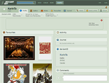 Tablet Screenshot of korinto.deviantart.com