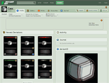 Tablet Screenshot of caoc.deviantart.com