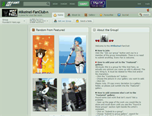 Tablet Screenshot of mikeinel-fanclub.deviantart.com