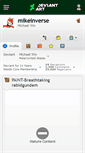 Mobile Screenshot of mikeinverse.deviantart.com
