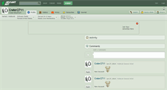 Desktop Screenshot of crater2711.deviantart.com