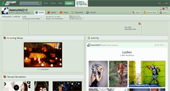Desktop Screenshot of moonchild213.deviantart.com