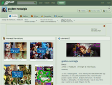 Tablet Screenshot of golden-nostalgia.deviantart.com