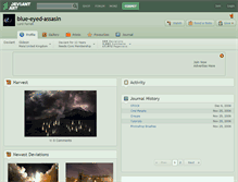 Tablet Screenshot of blue-eyed-assasin.deviantart.com