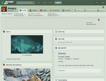 Tablet Screenshot of kintarly.deviantart.com