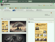 Tablet Screenshot of mvramsey.deviantart.com