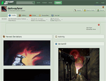 Tablet Screenshot of darkwayfarer.deviantart.com