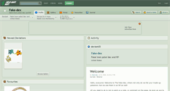 Desktop Screenshot of fake-dex.deviantart.com