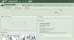 Desktop Screenshot of drnefarioustropyplz.deviantart.com