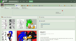 Desktop Screenshot of hateantisonicyaoi.deviantart.com