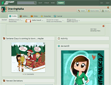 Tablet Screenshot of drawingmaika.deviantart.com