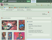 Tablet Screenshot of dp-girlz.deviantart.com
