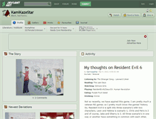 Tablet Screenshot of kamikazestar.deviantart.com