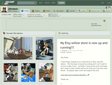 Tablet Screenshot of jdmason.deviantart.com