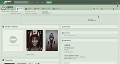 Desktop Screenshot of cyblink.deviantart.com