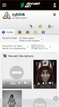 Mobile Screenshot of cyblink.deviantart.com
