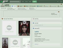 Tablet Screenshot of cyblink.deviantart.com