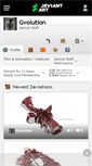 Mobile Screenshot of gvolution.deviantart.com