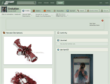 Tablet Screenshot of gvolution.deviantart.com