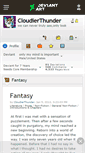 Mobile Screenshot of cloudierthunder.deviantart.com
