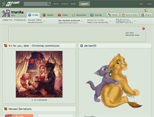 Tablet Screenshot of imanika.deviantart.com