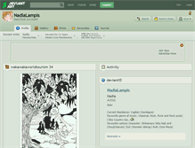 Tablet Screenshot of nadialampis.deviantart.com