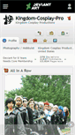 Mobile Screenshot of kingdom-cosplay-pro.deviantart.com