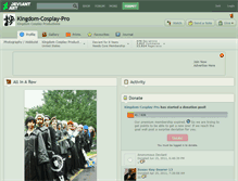 Tablet Screenshot of kingdom-cosplay-pro.deviantart.com