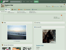 Tablet Screenshot of eastern-star.deviantart.com