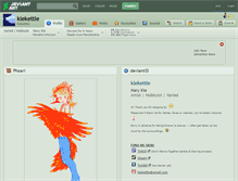 Tablet Screenshot of klekettle.deviantart.com