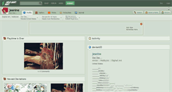 Desktop Screenshot of jeanine.deviantart.com