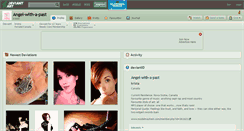Desktop Screenshot of angel-with-a-past.deviantart.com