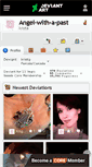 Mobile Screenshot of angel-with-a-past.deviantart.com