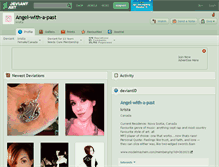 Tablet Screenshot of angel-with-a-past.deviantart.com
