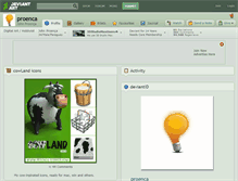 Tablet Screenshot of proenca.deviantart.com