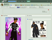 Tablet Screenshot of lilrich731.deviantart.com