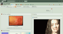 Desktop Screenshot of hues-of-hazel.deviantart.com