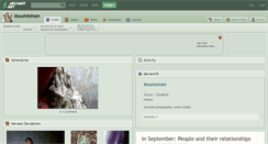 Desktop Screenshot of muumioinen.deviantart.com