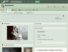 Tablet Screenshot of muumioinen.deviantart.com