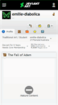 Mobile Screenshot of emilie-diabolica.deviantart.com