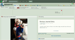 Desktop Screenshot of greenink7657.deviantart.com