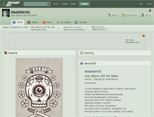 Tablet Screenshot of madattersa.deviantart.com