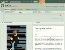 Tablet Screenshot of hinatink.deviantart.com