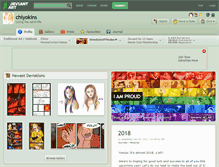 Tablet Screenshot of chiyokins.deviantart.com