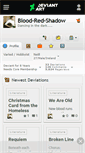 Mobile Screenshot of blood-red-shadow.deviantart.com